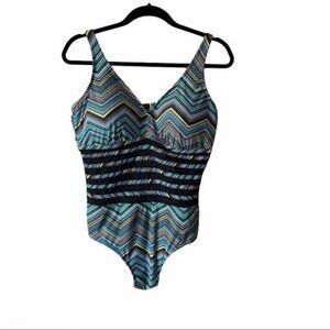 Swimsuits for All Nevis Mesh Band Swimsuit 22